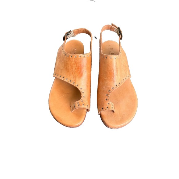 Bed Stu Shoes - Bed Stu Misha Leather Sandals Rustic Tan Women's Size 6 Handmade Boho